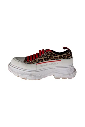 ALEXANDER MCQUEEN Zapatillas Leopardo Cuero