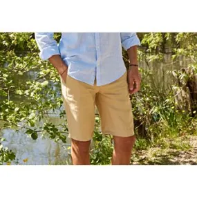 Beige linen shorts - BORYS