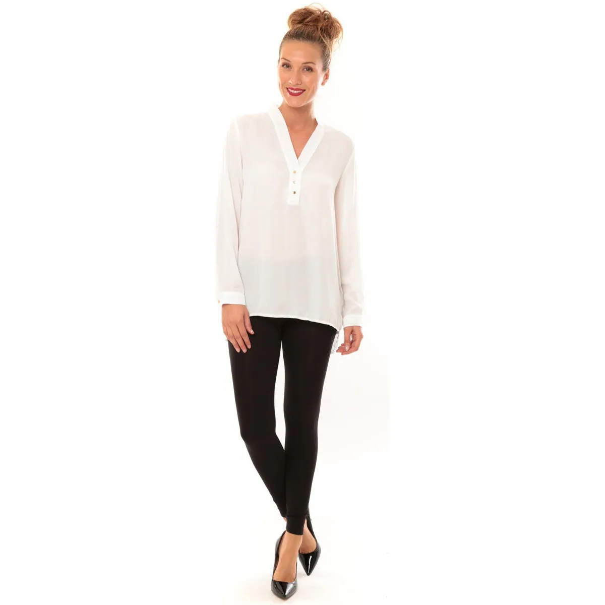 By La Vitrine Blouse M3060 blanc