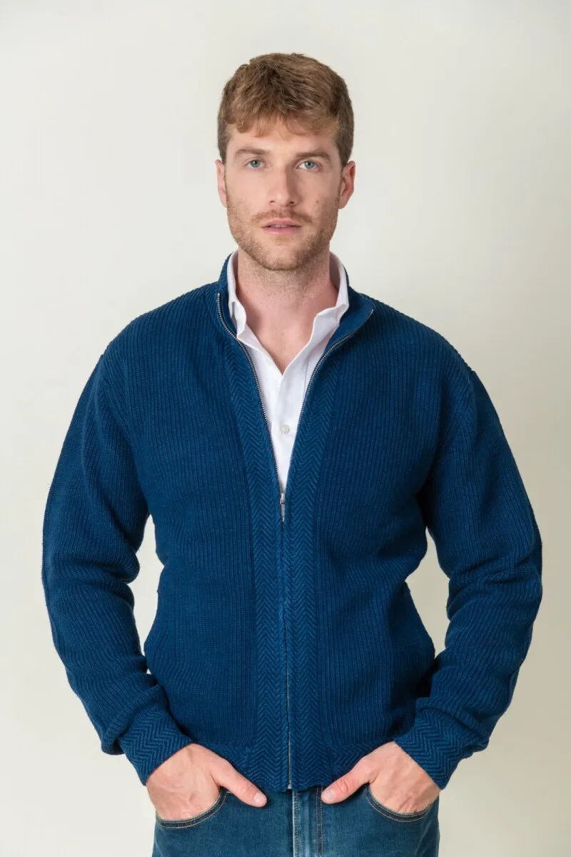 Cardigan con cierre
