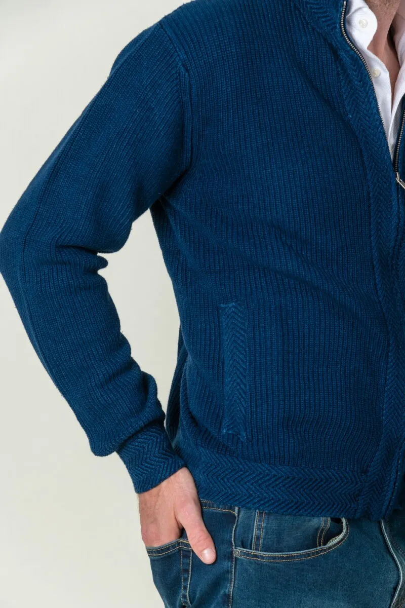 Cardigan con cierre