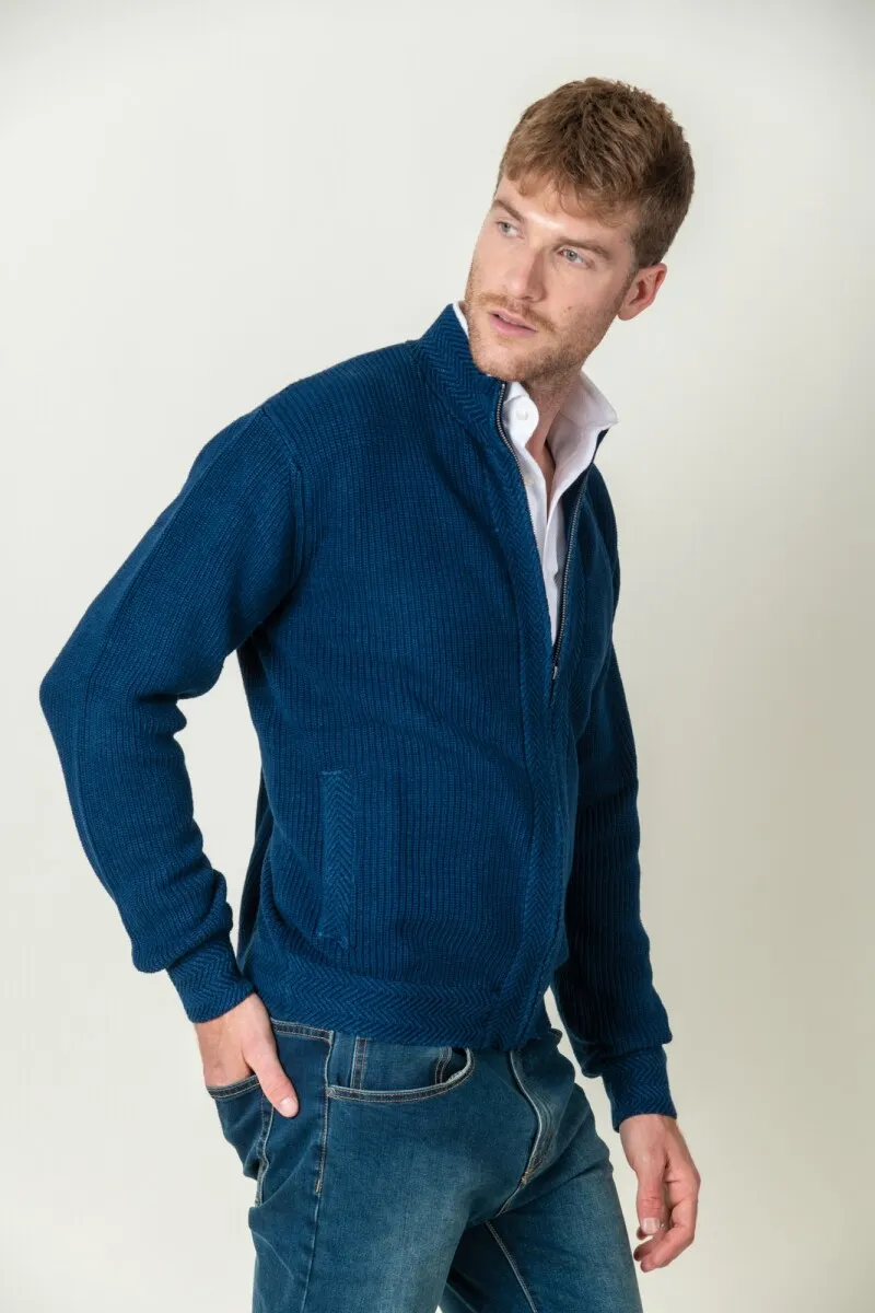 Cardigan con cierre