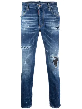 DISTRESSED SLIM JEANS