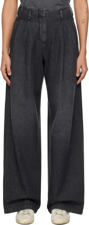 Golden Goose Cotton Pleated Jeans