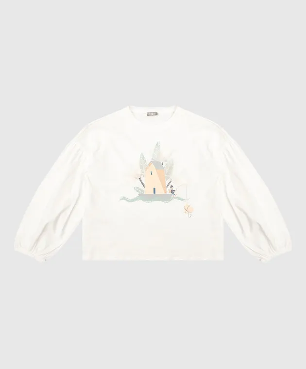 Il Gufo Children's printed blouse