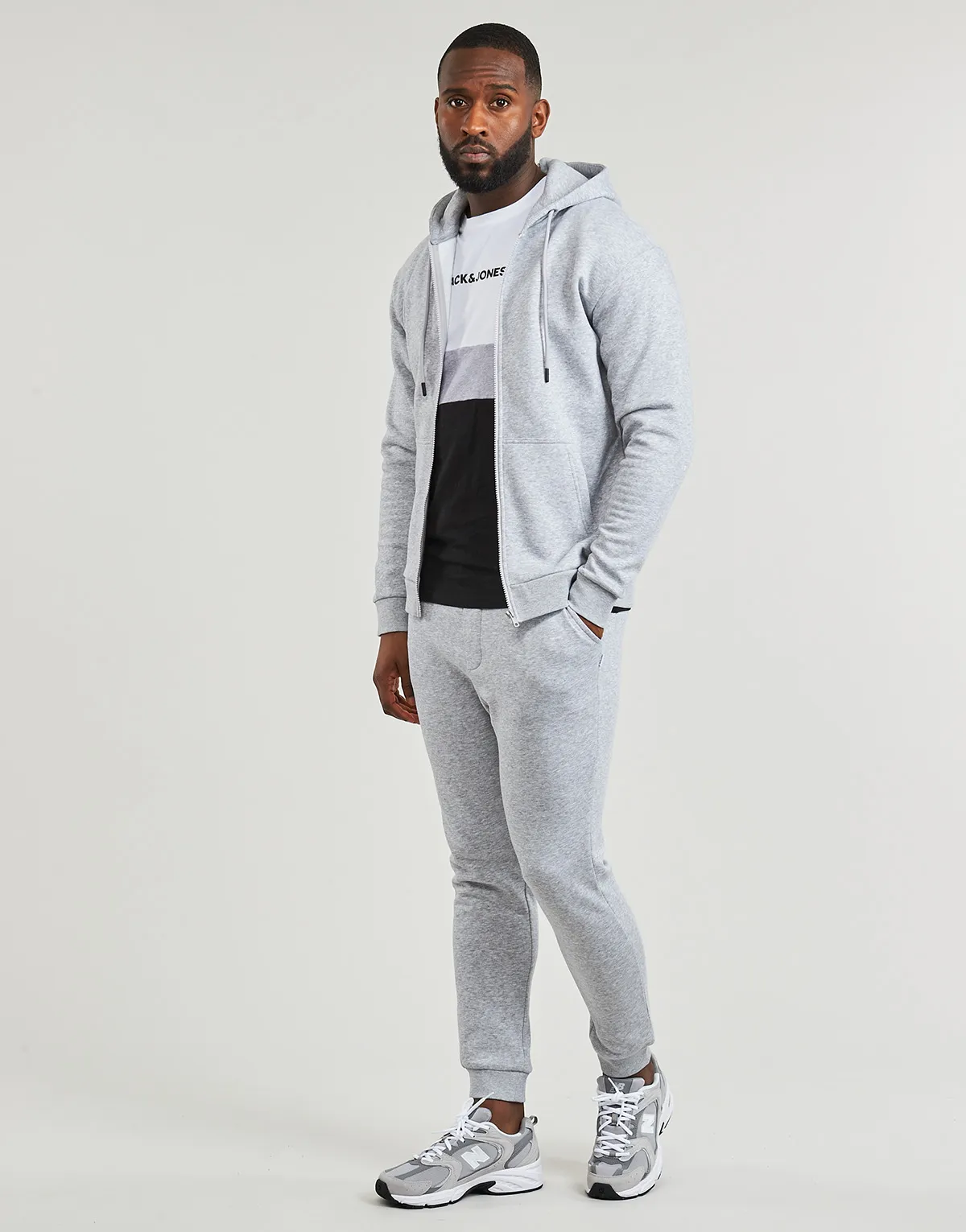 JJEBRADLEY SWEAT ZIP HOOD