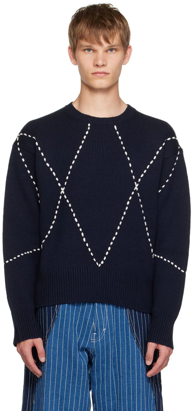 KENZO Paris Sashiko Stitch Sweater