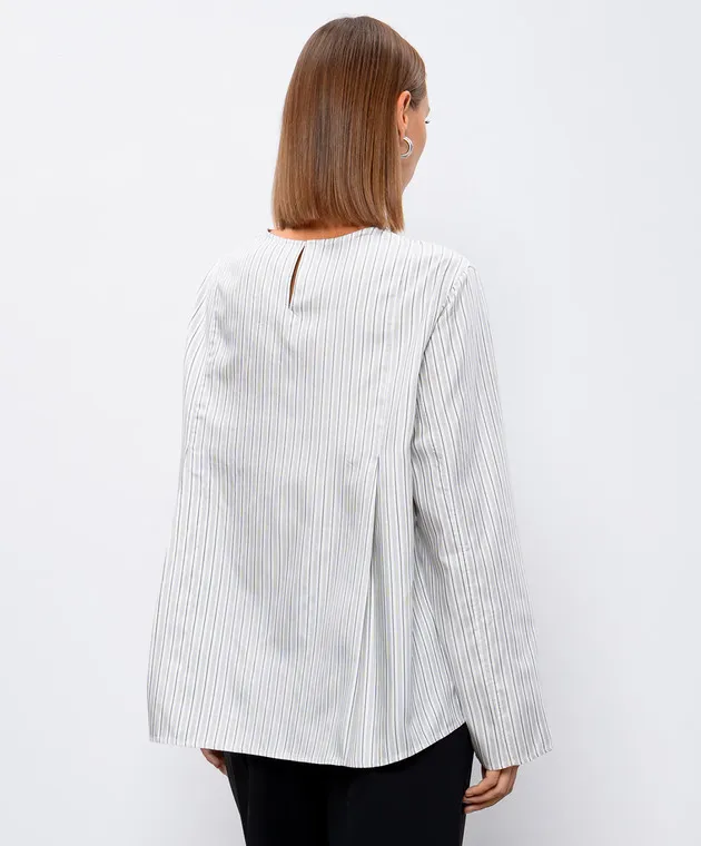 Lou Lou Studio White striped MARGO blouse