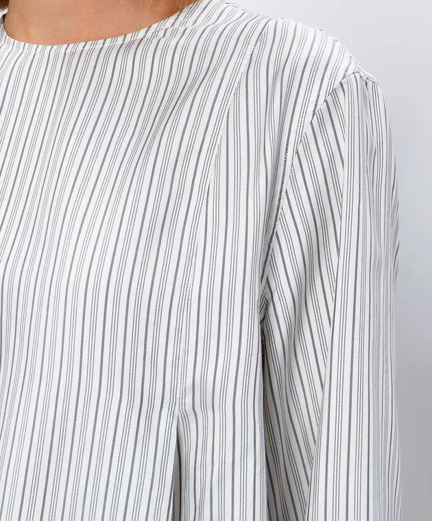Lou Lou Studio White striped MARGO blouse