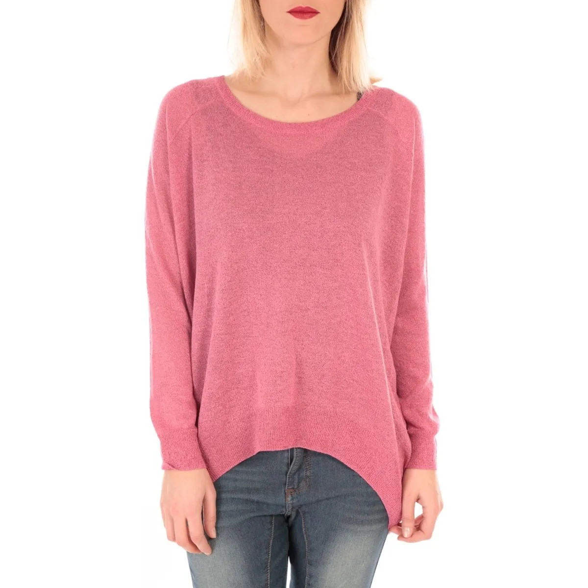 PRIME LS OVERSIZE BLOUSE KM Rose