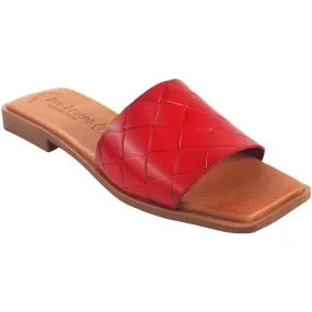 Sandalia señora  2128 rojo