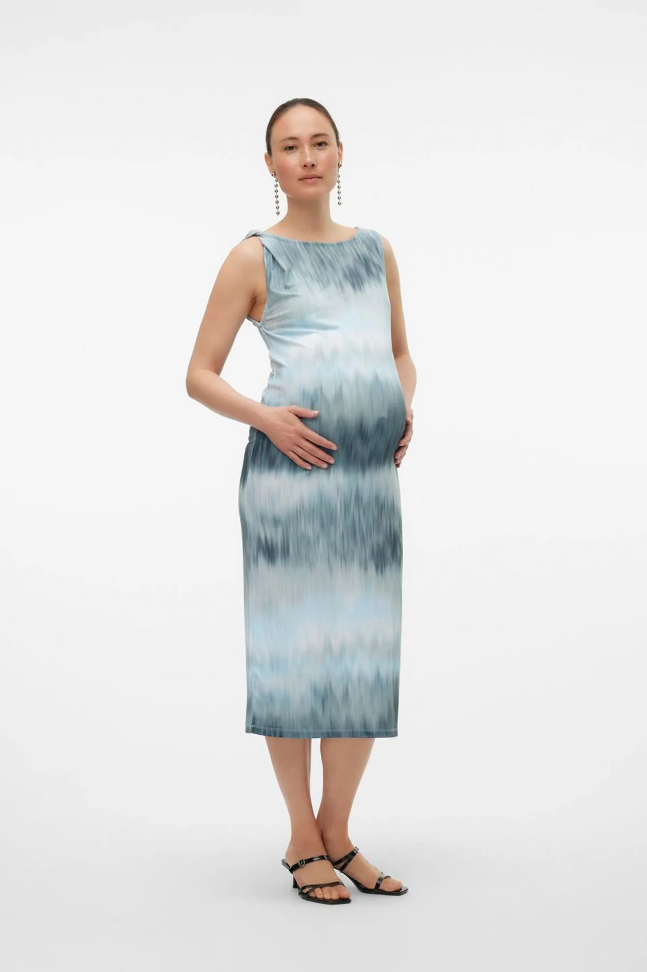 Vestido midi maternity