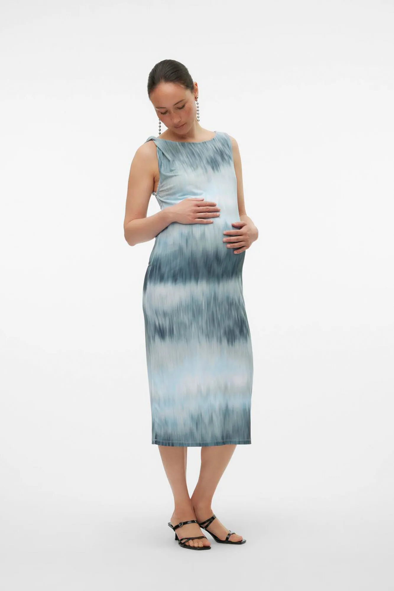 Vestido midi maternity